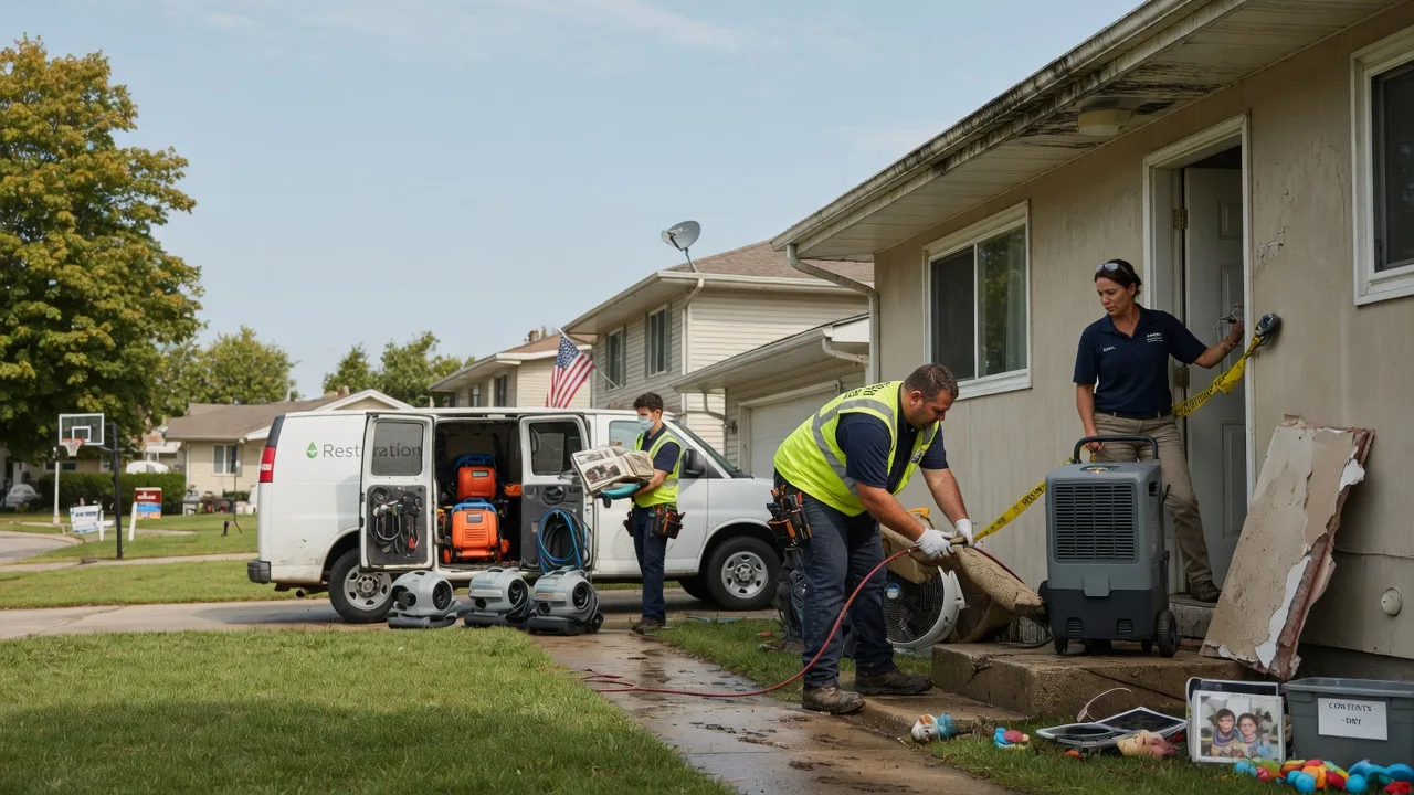 Water Damage Restoration in Silvis, IL near me